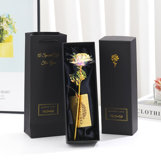 Edle Geschenkrose im Geschenkkarton – Dekorative Blume für Muttertag, Damen, Geschenkidee, Wohnaccessoire