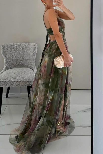 Damen Abendkleid Maxi Elegantes Sommerkleid für besondere Anlässe