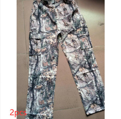 Aaron – Locker geschnittene Herrenhose mit Blätterdruck