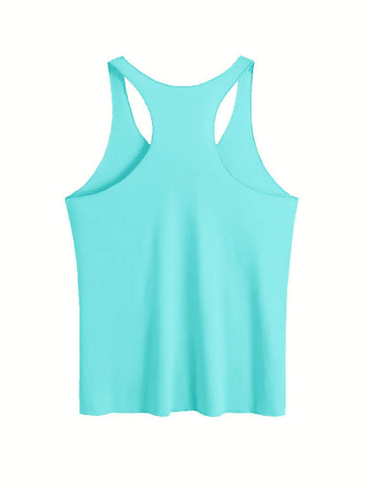 Damen Tanktop mit Smiley-Print für Freizeit und Urlaub – Lässiges Sommer-Shirt