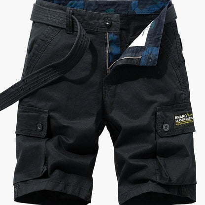 Herren Cargo Shorts Freizeit Klassisch mit Gürtel und Taschen