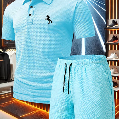 Herren Polo Set mit Shorts – Elegantes Freizeit-Outfit für Alltag und sportliche Aktivitäten