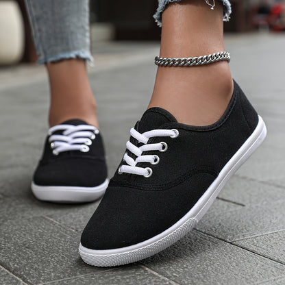 Damen Sneaker Low-Top Freizeit Klassisch Bequem Alltagsschuhe