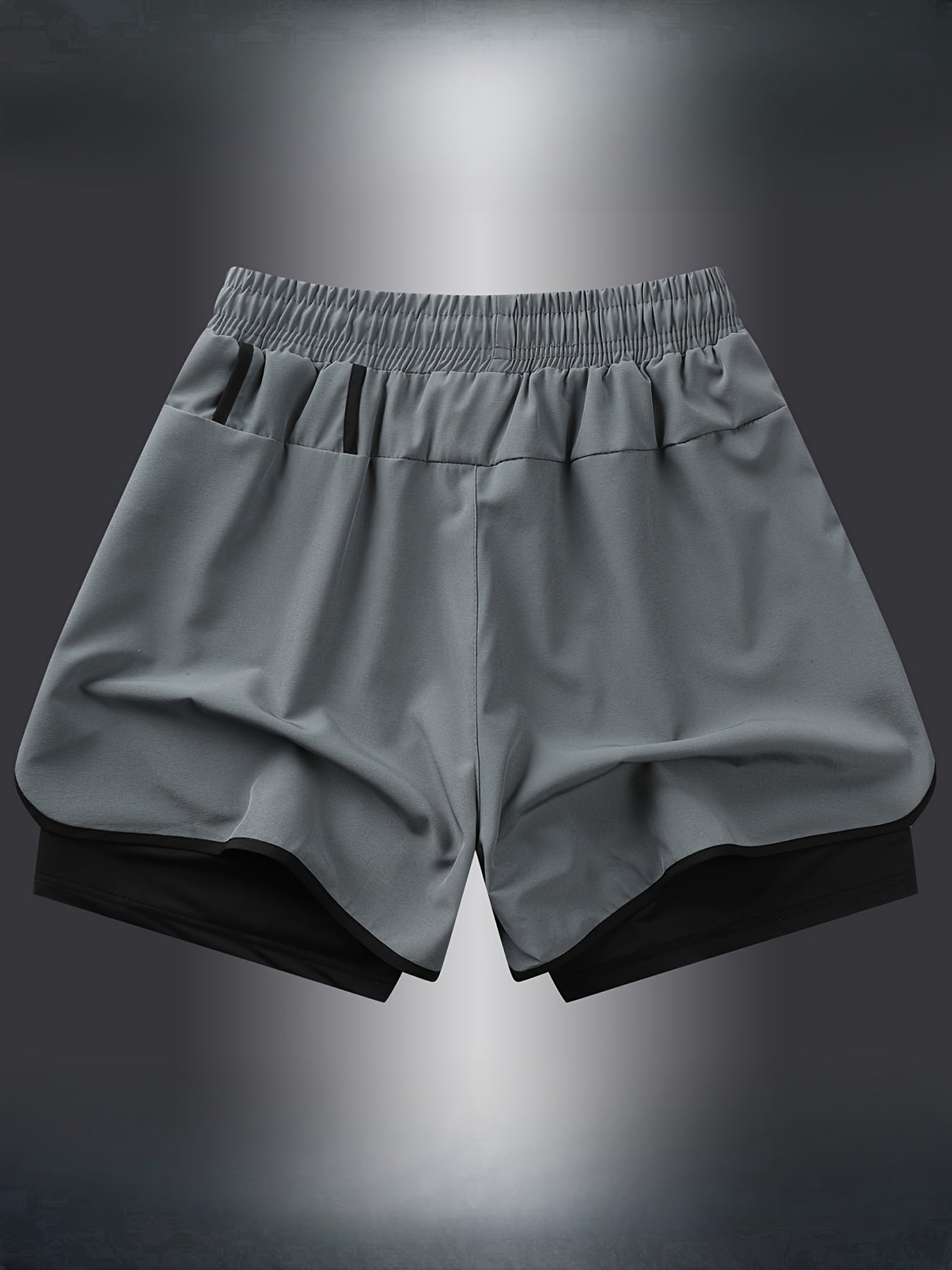 Herren Laufshorts 2-in-1 Sport Trainingsshorts mit Innenhose für Fitness und Jogging