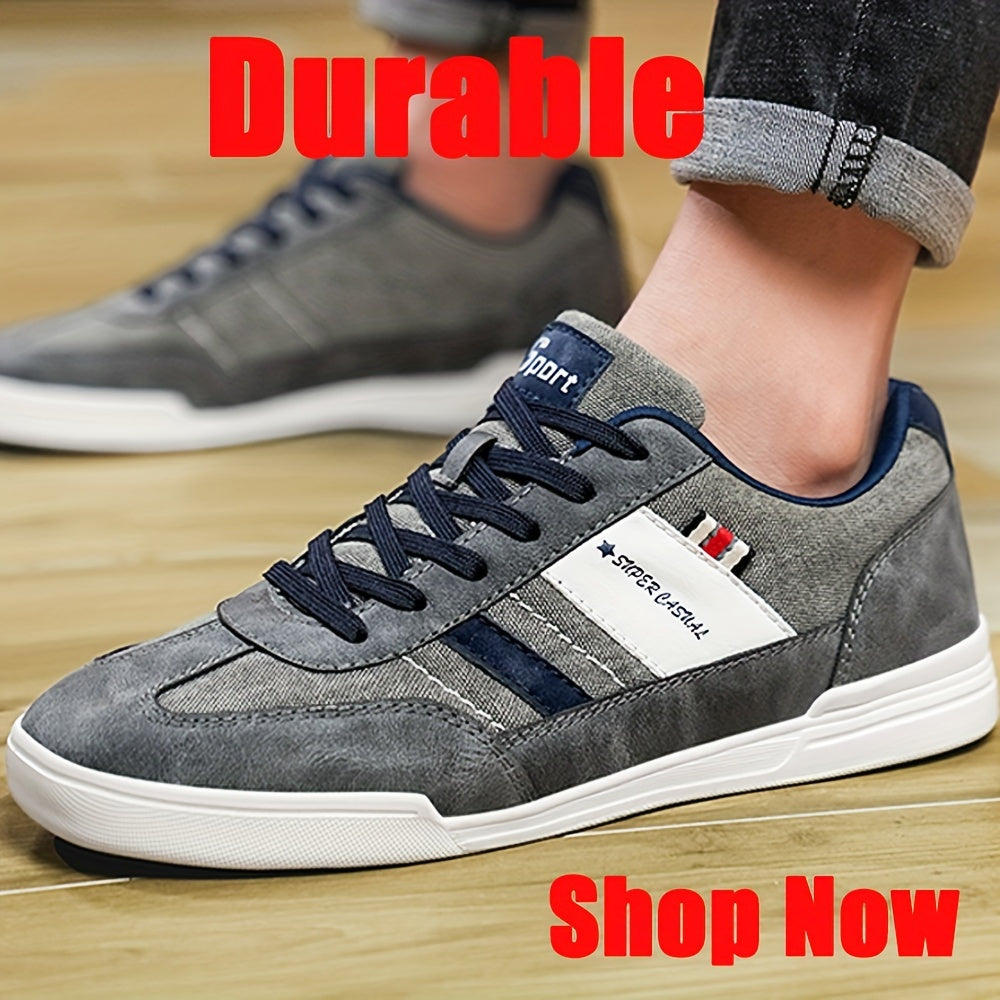 Herren Sneaker Freizeit Vintage Low-Top Sportlicher Straßenschuh