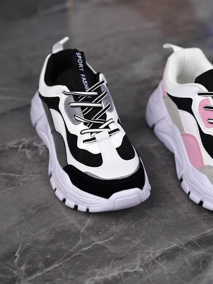 Damen Chunky Sneaker im modernen Stil – Trendige Freizeitschuhe für Alltag & Sport