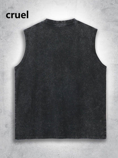 Herren Vintage Biker Muskelshirt – West Coast Lost Riders Club Print, Streetwear Tanktop
