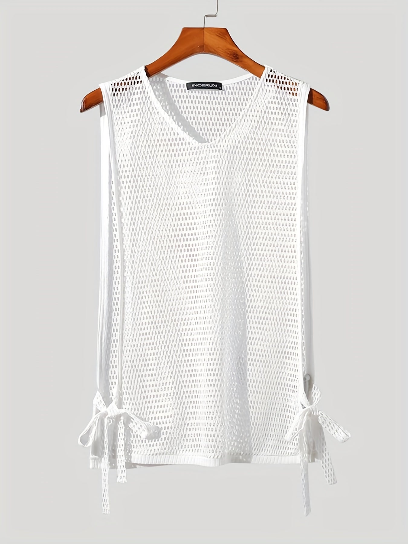 Herren Mesh Tank Top mit offenen Seiten – Moderner Streetstyle Look
