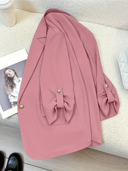 Damen Blazer Anzugjacke Elegant Business Freizeit Büro