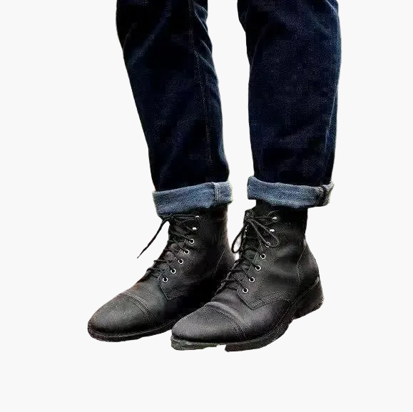 Herren Klassische Stiefeletten – Zeitlose Veganem Leder für Alltag & Business