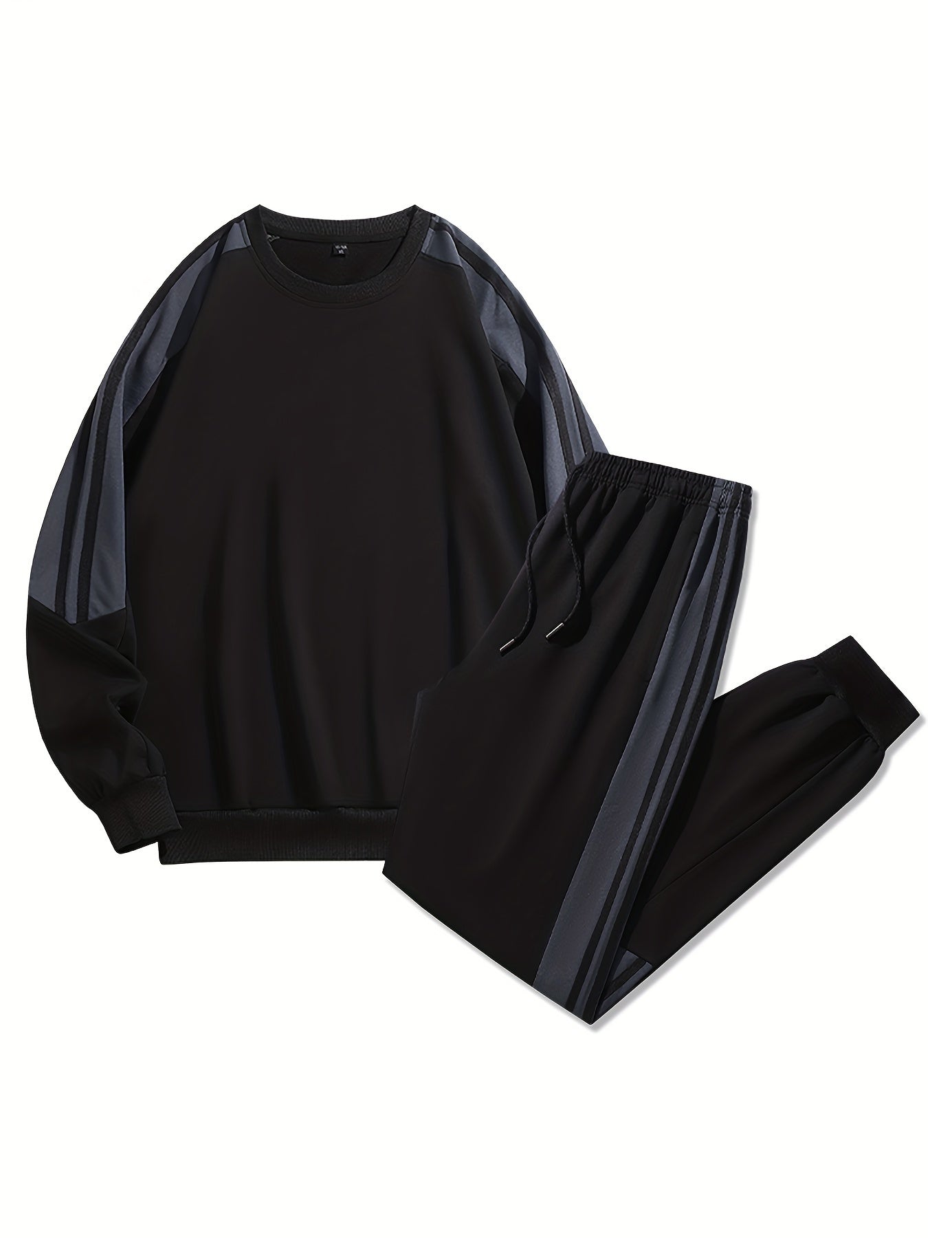Herren Trainingsanzug Sportlich Freizeit Zweiteiler Set – Lässiger Style für Alltag und Sport