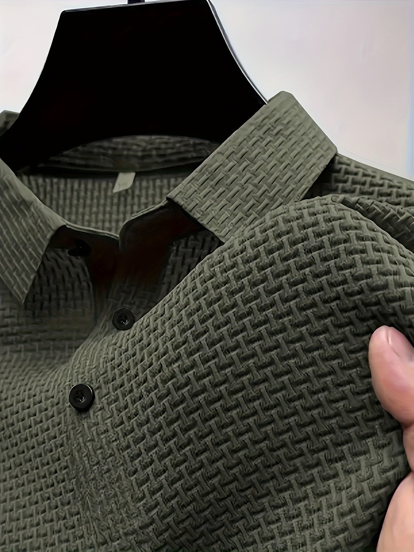 Herren Poloshirt mit Struktur – Casual Stil für Alltag und Freizeit