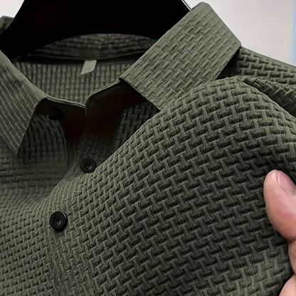Herren Poloshirt mit Struktur – Casual Stil für Alltag und Freizeit