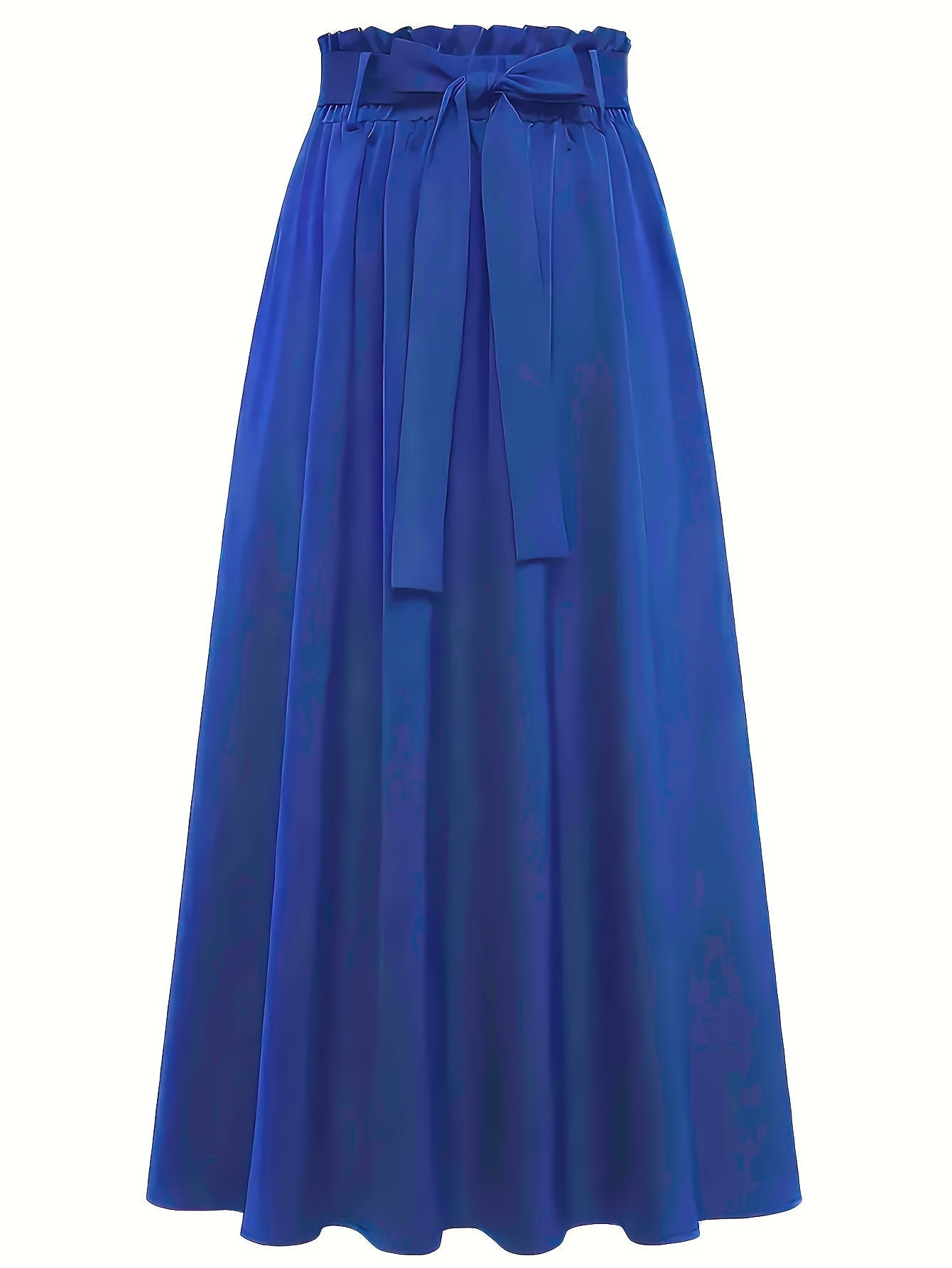 Damen Maxirock mit Paperbag-Bund und Schleife – Eleganter Freizeit-Look für jeden Anlass