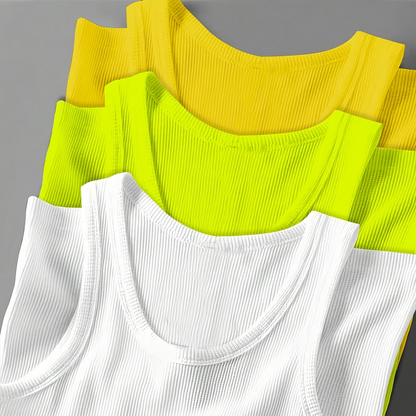 Herren Sport Tanktop mit Rippstruktur – Modernes Fitnesstop für Training und Freizeit