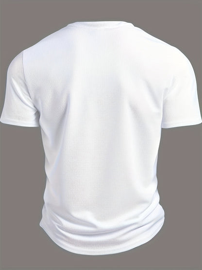 Herren Modernes V-Ausschnitt T-Shirt für Freizeit und Business-Casual