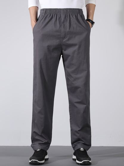 Herren Gerade Schnitt Freizeithose – Bequeme Alltags- und Businesshose