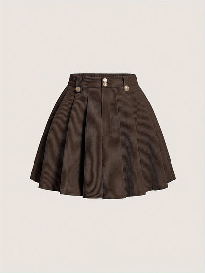 Damen Faltenrock im Preppy Stil – Modischer Minirock für Alltag und Schule