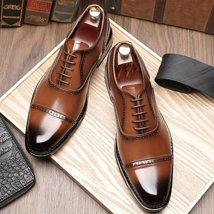 Herren Business Oxfordschuhe – Elegante klassische Schnürschuhe für Büro und festliche Anlässe