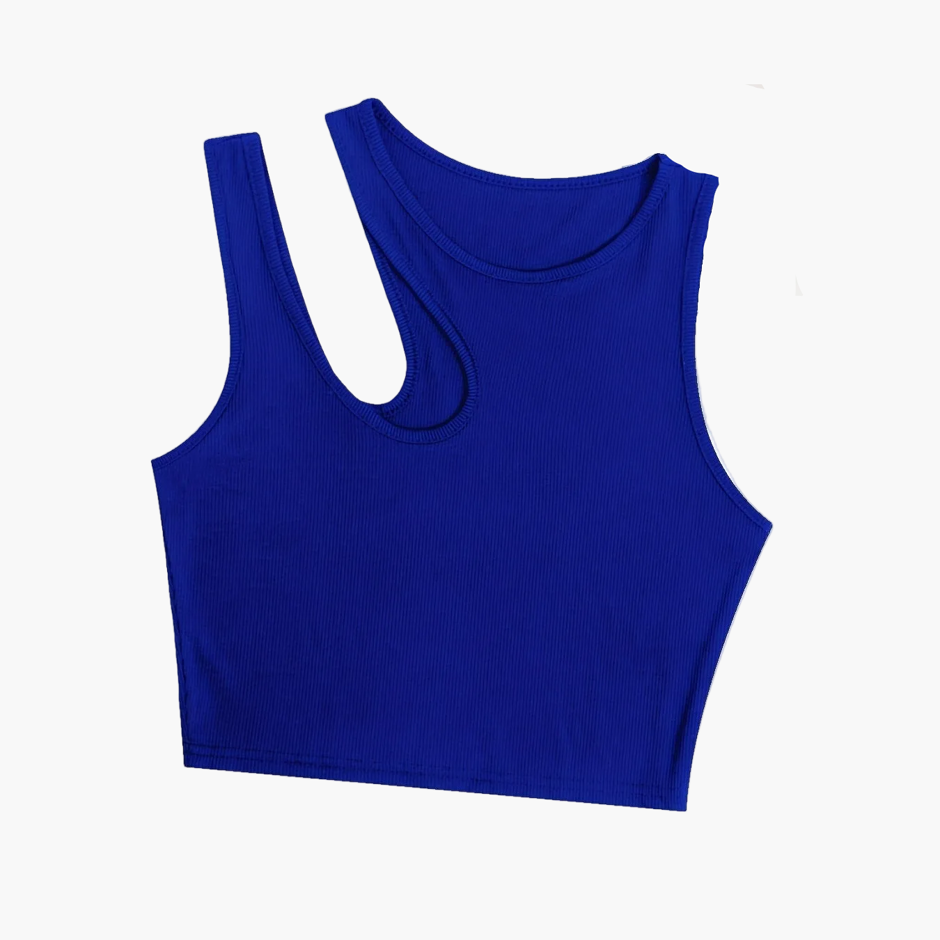 Damen Asymmetrisches Cropped Tanktop für trendige Sommer-Looks