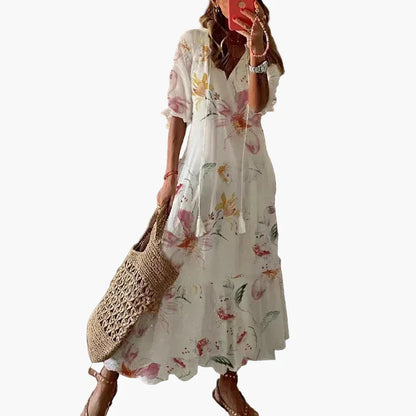 Damen Boho Maxikleid Sommer – Lässiger Stil für Strand und Alltag