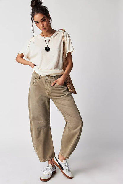 Marie – Weite Damenjeans mit hohem Stretchanteil