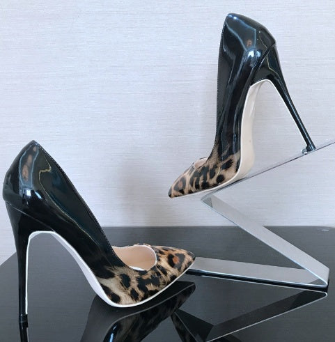 Heidi – Spitzen Pumps mit Leopardenmuster