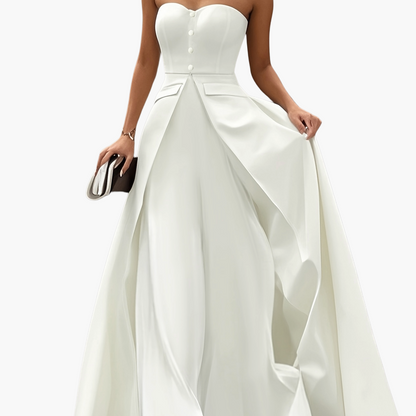 Damen Abendkleid Elegant Bandeau Stil für festliche Anlässe und Gala