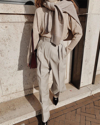 Rachel – Weite Damenhose aus Polyester