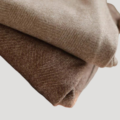 Herren Heritage Herringbone Anzughose – Klassischer Stil für Alltag und Freizeit