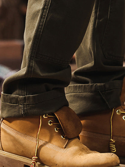Herren Arbeits- und Outdoor-Hose im Utility-Style – Robuste Freizeithose mit geradem Bein für Arbeit, Alltag und Abenteuer