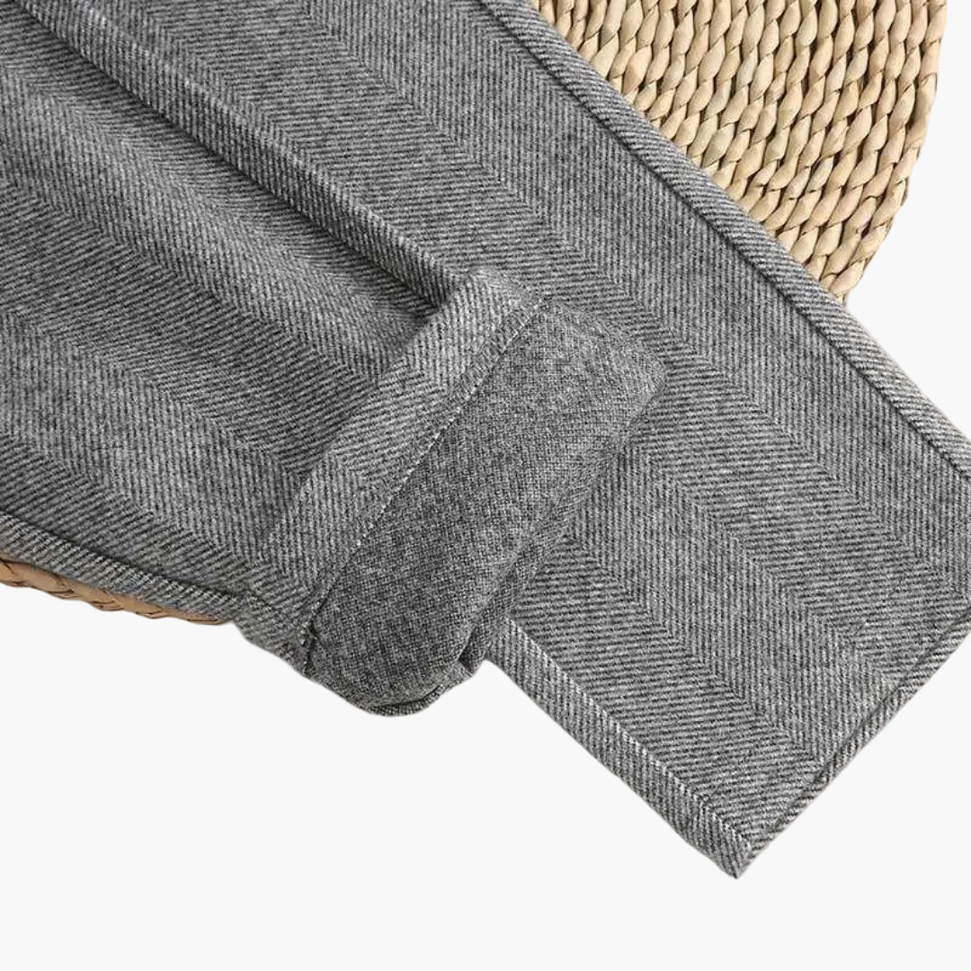 Herren Heritage Herringbone Anzughose – Klassischer Stil für Alltag und Freizeit
