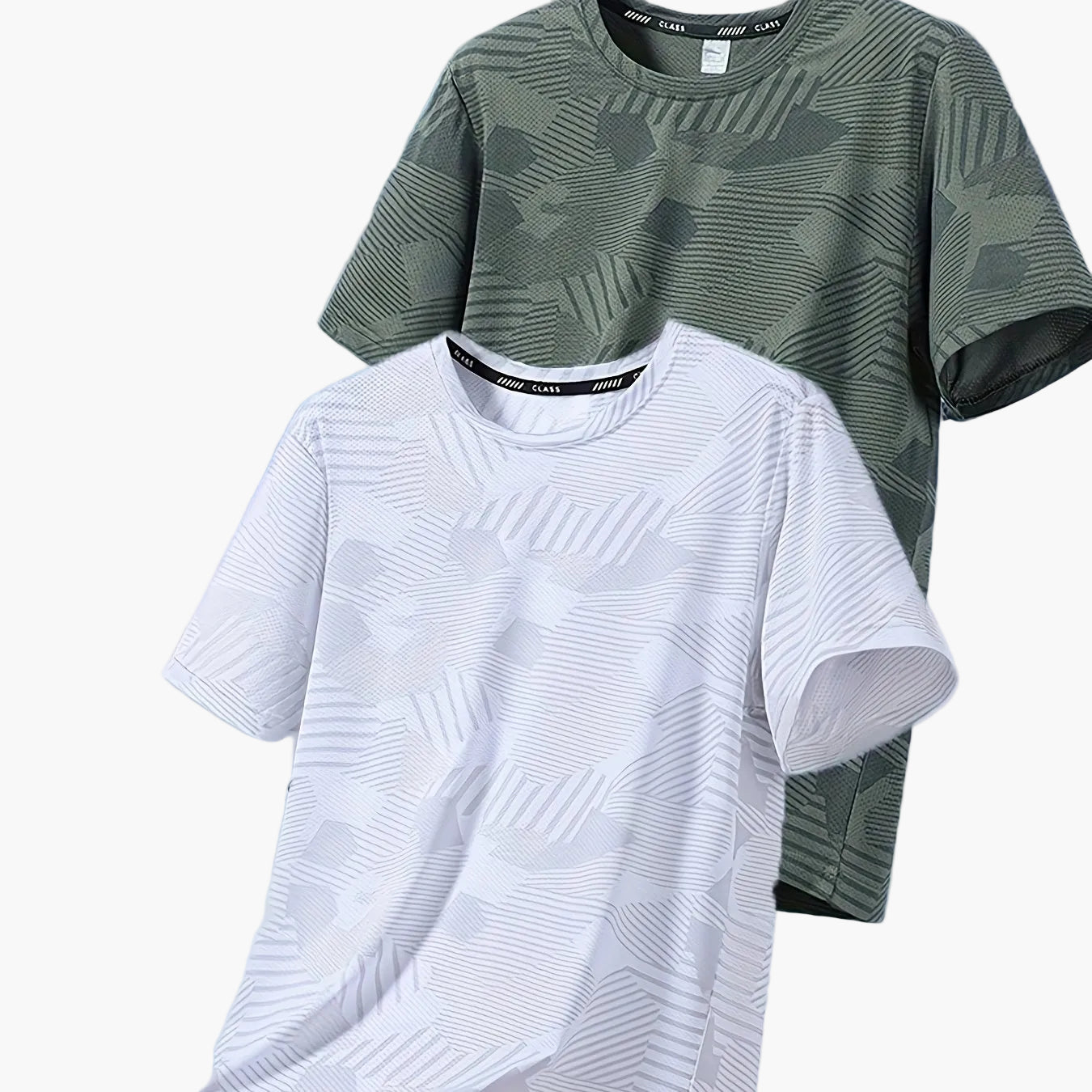 Herren Funktions-T-Shirts – Lässige Sommeroberteile mit tropischem Muster, ideal für Freizeit und Sport