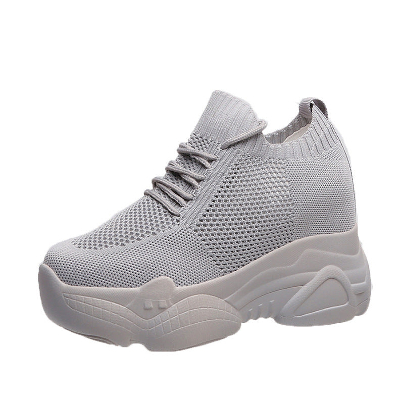 Elizabeth – Erhöhende Damen Sneaker in Weiß