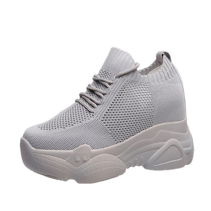 Elizabeth – Erhöhende Damen Sneaker in Weiß
