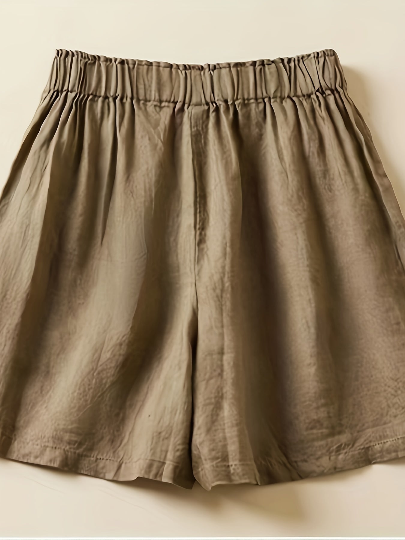 Damen Weite High-Waist Shorts im Casual-Look für Alltag und Freizeit