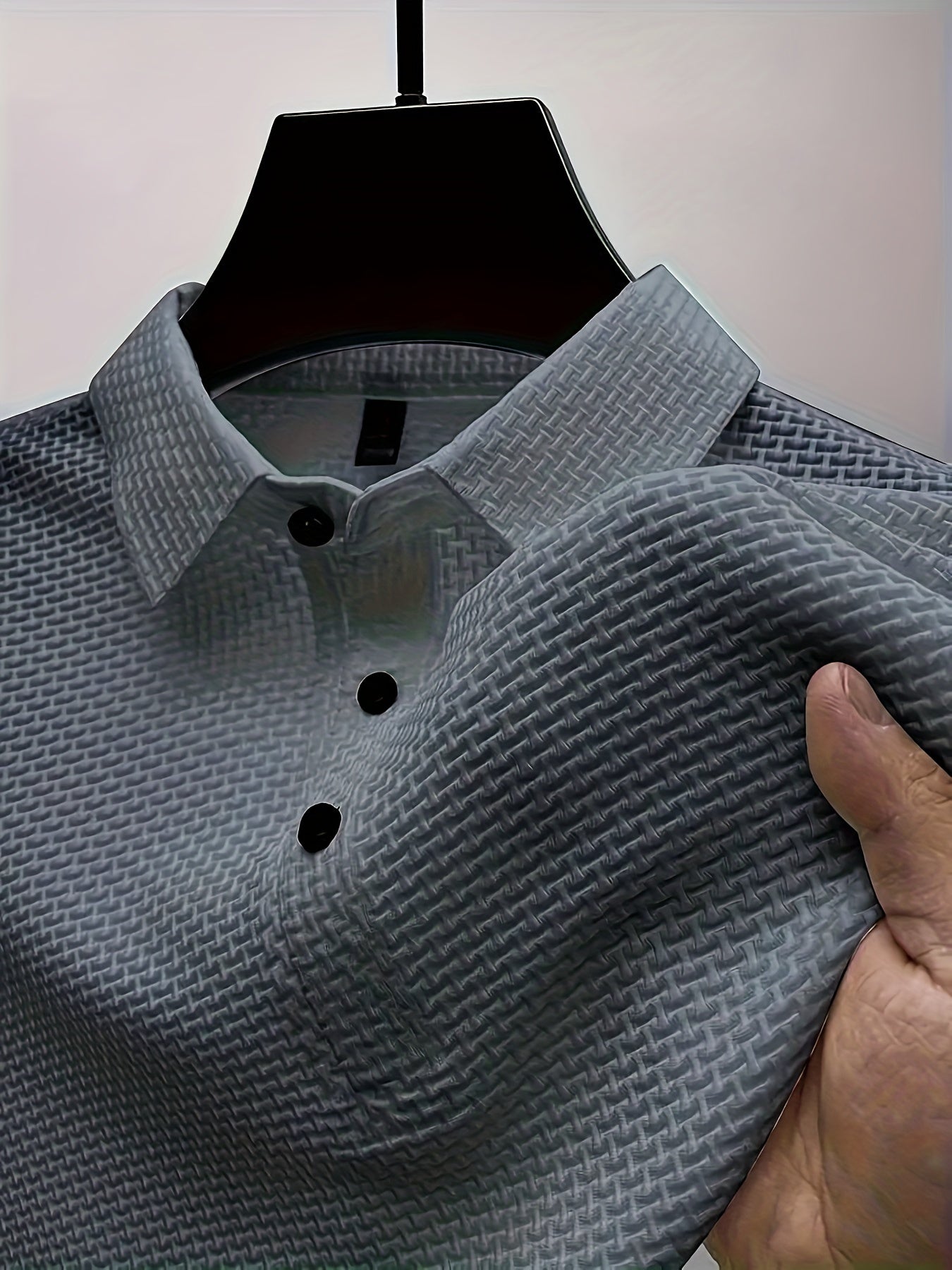 Herren Poloshirt mit Struktur – Casual Stil für Alltag und Freizeit
