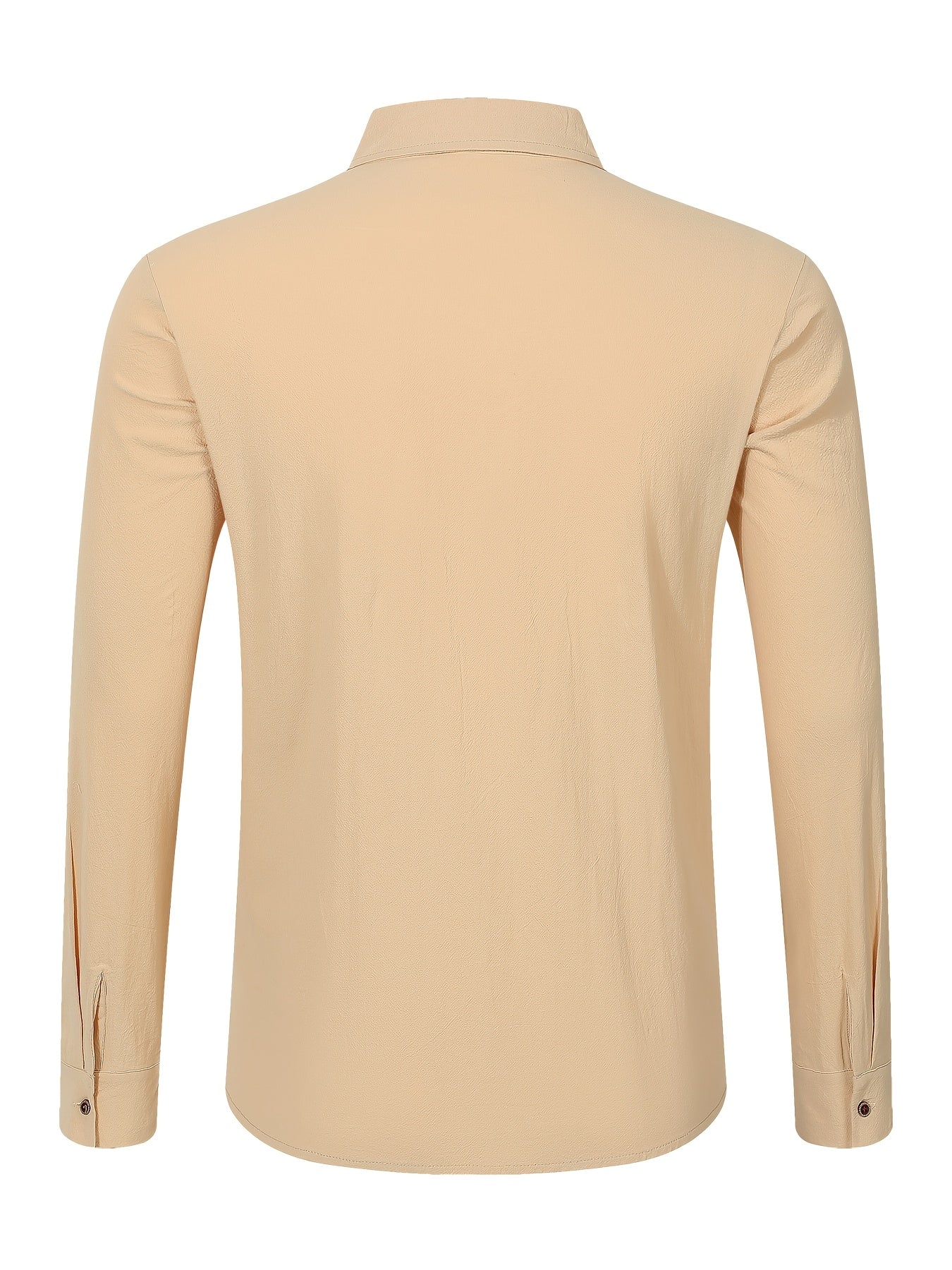 Herren Freizeit Leinenhemd – Langarm, Stilvoller Look für Alltag und Urlaub