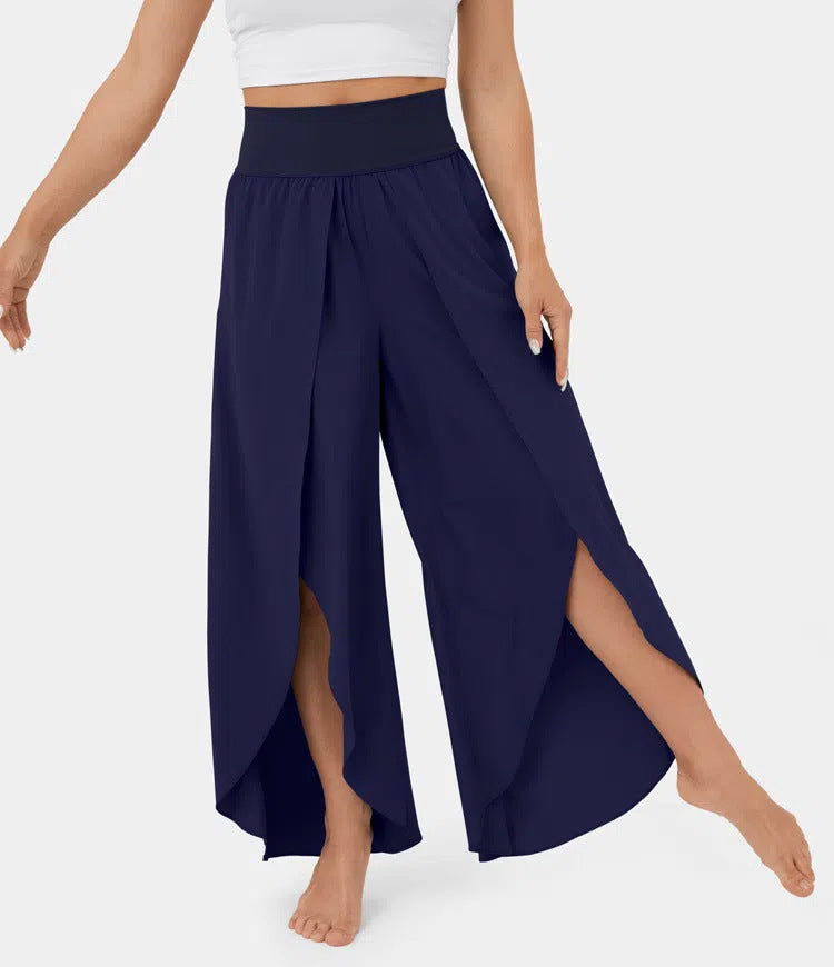 Zoe – Weite Damenhose mit hohem Bund