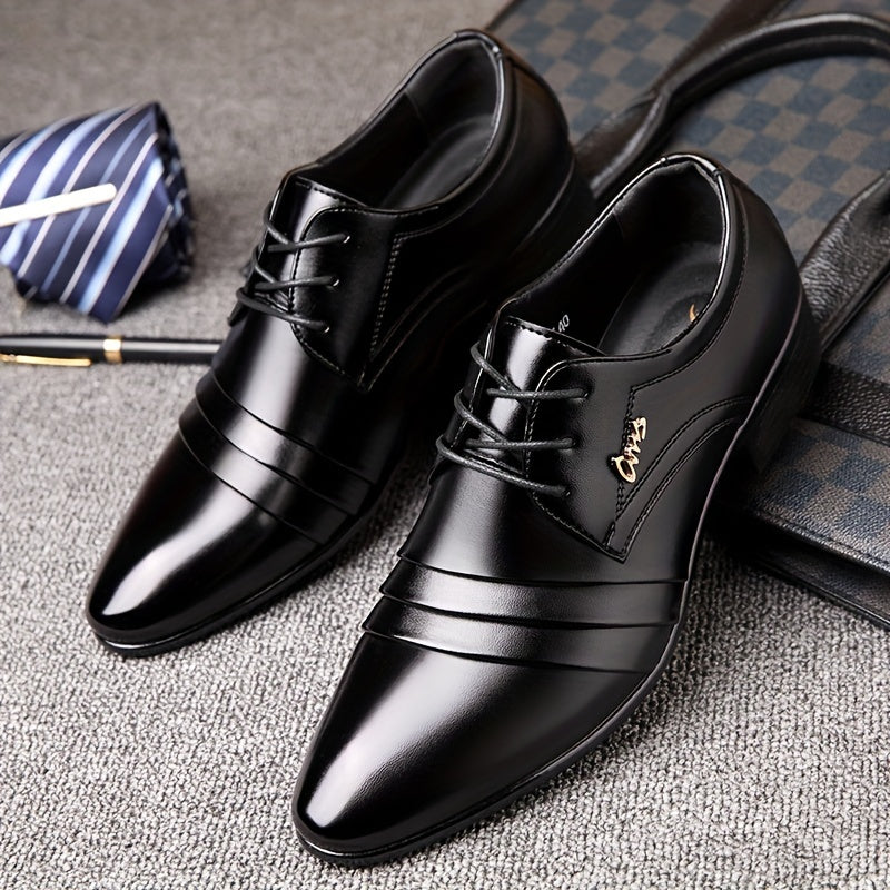 Elegante Herren Business-Schnürschuhe – Klassische Anzugschuhe für Büro & Feierlichkeiten