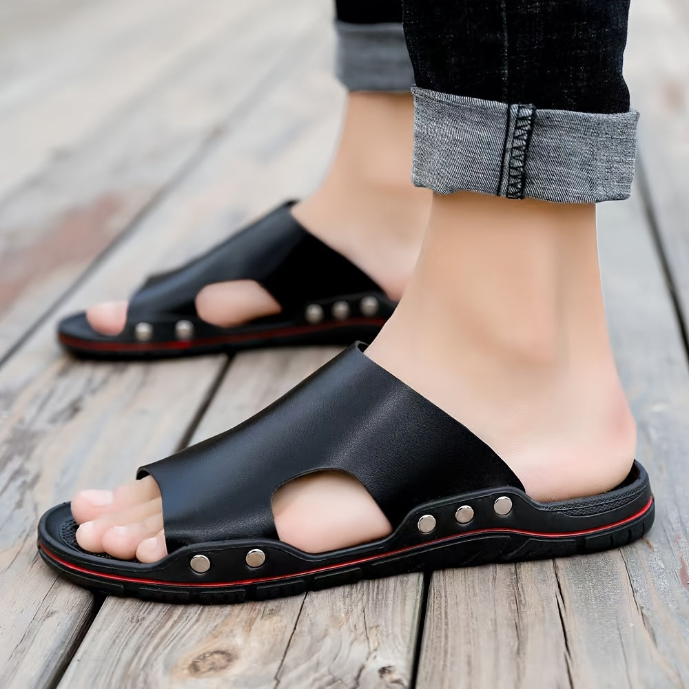 Herren Komfort-Slipper Sandalen – Offene Zehenschuhe für Freizeit und Alltag