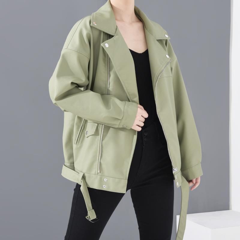 Kelvin – Imitierte Leder Motorradjacke für Herren