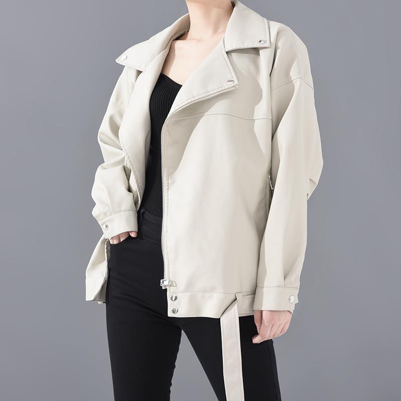 Kelvin – Imitierte Leder Motorradjacke für Herren