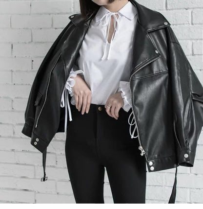Kelvin – Imitierte Leder Motorradjacke für Herren