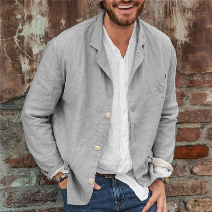 Bob – Lässiger Blazer aus Baumwollmischung – Veganer Leinenblazer