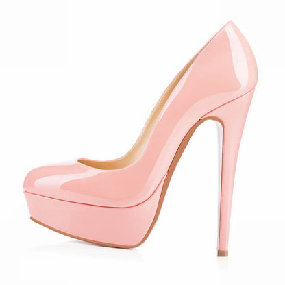 Jenny – Runde Damen-High Heels mit Baotou