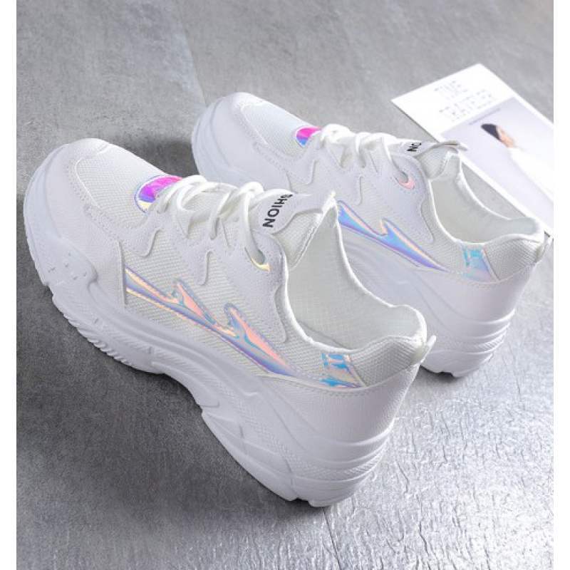 Christina – Damen-Sneaker aus weißem Canvas