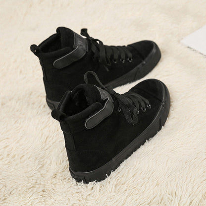 Holly – Damen High-Top Canvas-Schuhe mit Klettverschluss