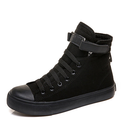 Holly – Damen High-Top Canvas-Schuhe mit Klettverschluss