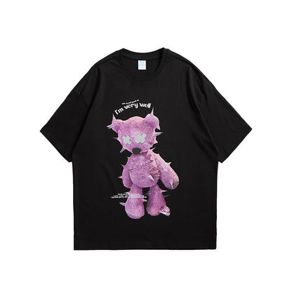 Kevin – Reflektierendes Oversize-T-Shirt mit Druck
